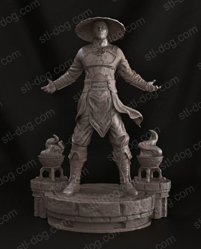 Mortal Kombat (MK) 雷电(Raiden) 3D打印图纸